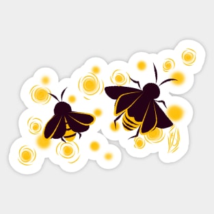 Fireflies Sticker